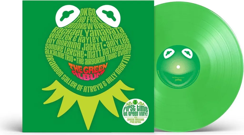 Vinyle The Muppets The Green Album pour Platine Salon et Soirée Pop Rock