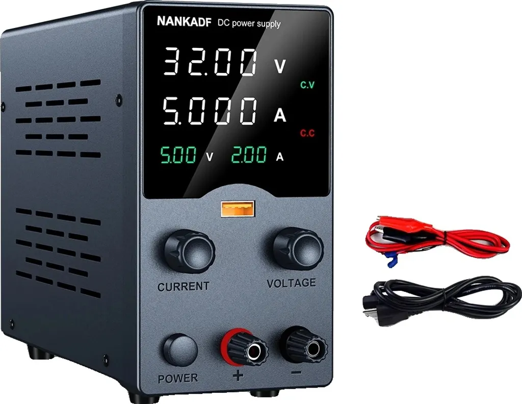 Alimentation variable 32V 5A avec Affichage LED Précis et Design Noir