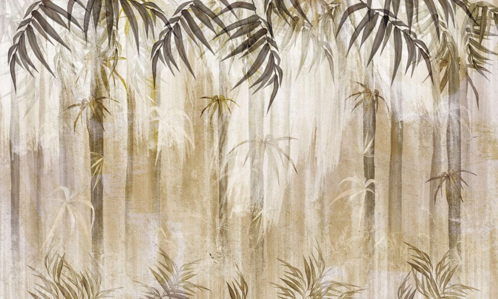 Dekorative Heizkörperverkleidung Heizkörperverkleidung Blätter beige 60x100cm
