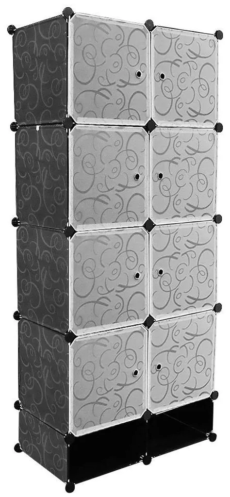 Dressing modulable gain de place - Armoire noire pour petite chambre