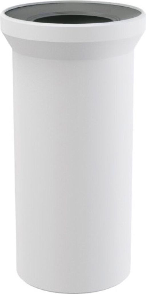 WC-Anschluss Anschlussstutzen L 350 mm Abfluß weiß DN 90/110 WC-Abfluß Abflussrohr