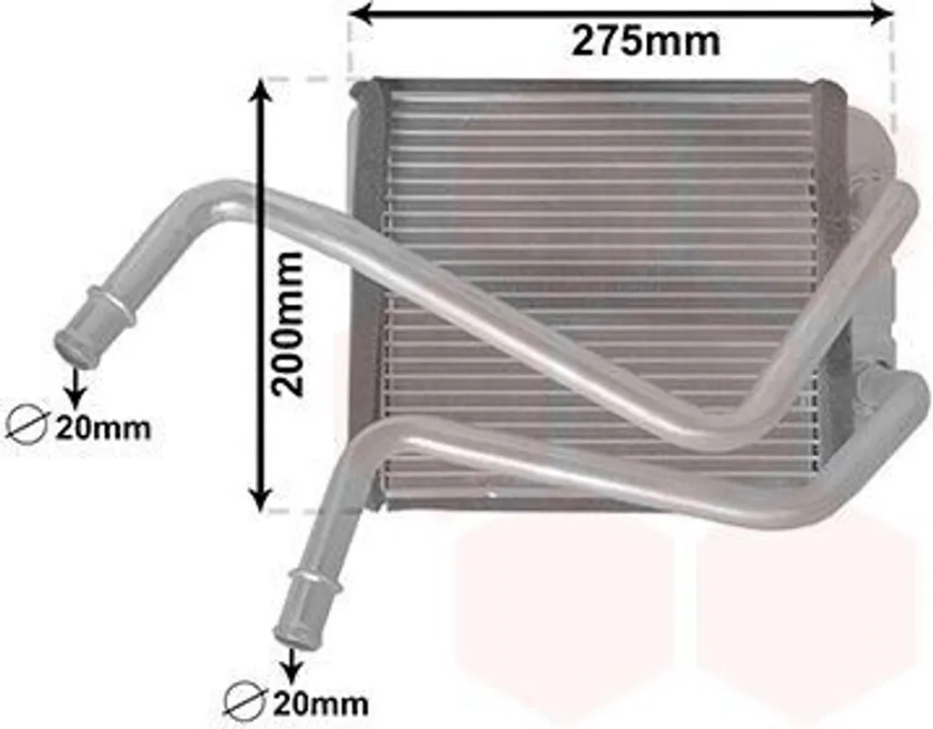 Radiateur de chauffage haute performance pour VW Multivan Transporter