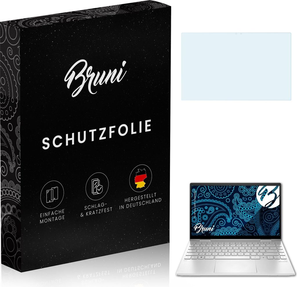 atFoliX 4061187881178, Laptop Bildschirmschutz, Transparent, HP, Envy x360 13-bd0750ng, Klare Bildschirmschutzfolie, Kratzresistent