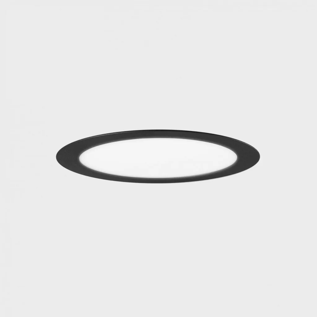 Éclairage LED DALI Noir pour Plafond : Luminaire Encastré 300mm 24W