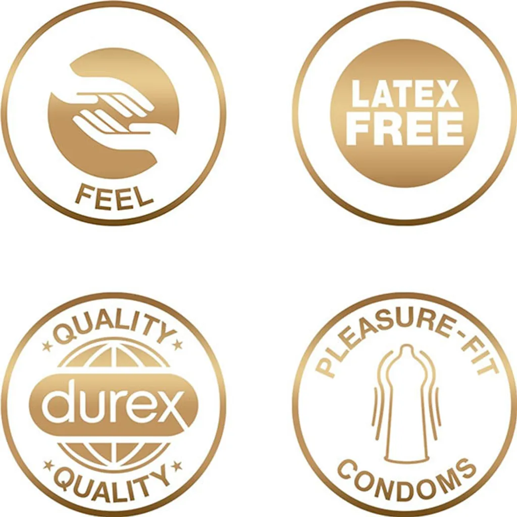 Durex Nude 10 préservatifs fins sans latex effet seconde peau et confort - 12