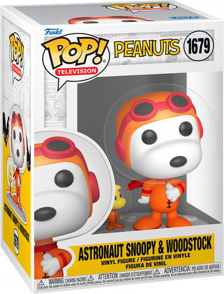 Peanuts - Astronaut Snoopy & Woodstock 1679 - Funko Pop! Produktbild 