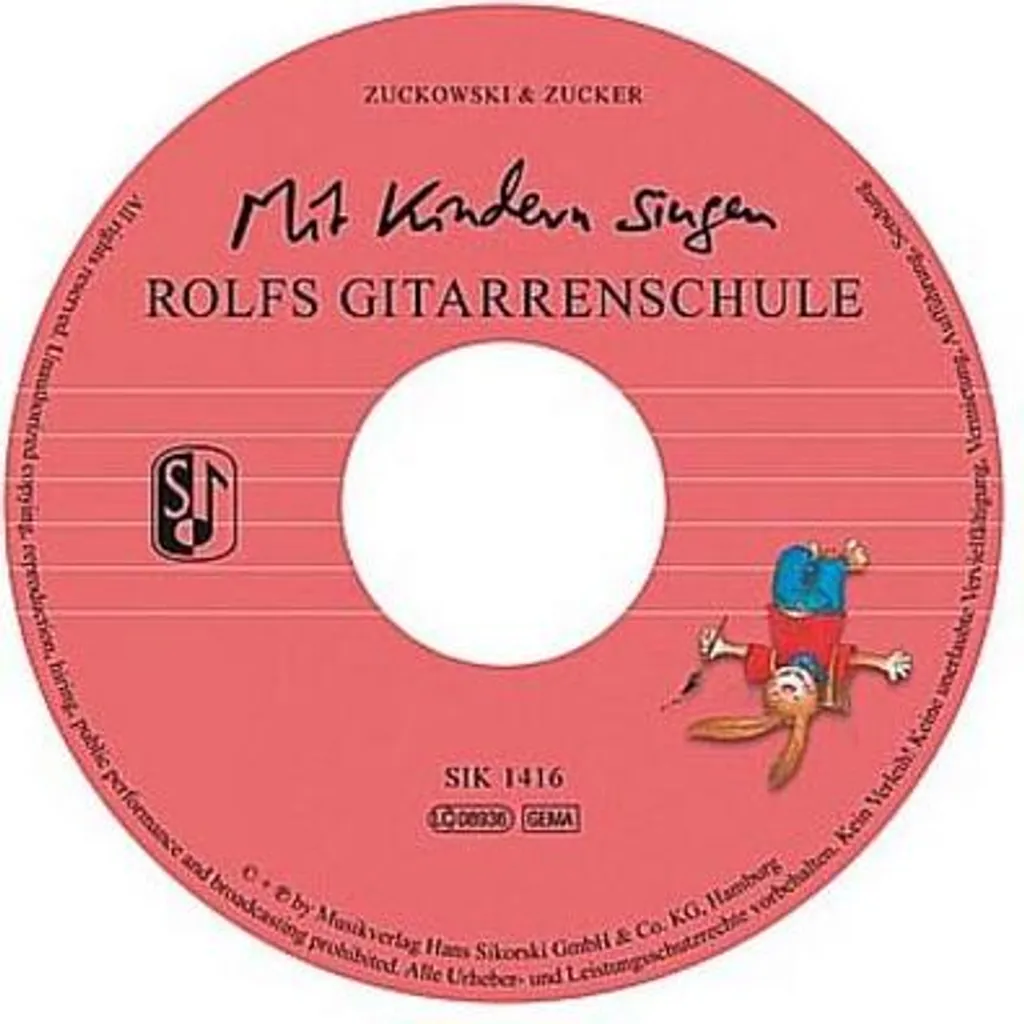 Rolfs Gitarrenschule : Apprendre la guitare pour enfants avec CD inclus