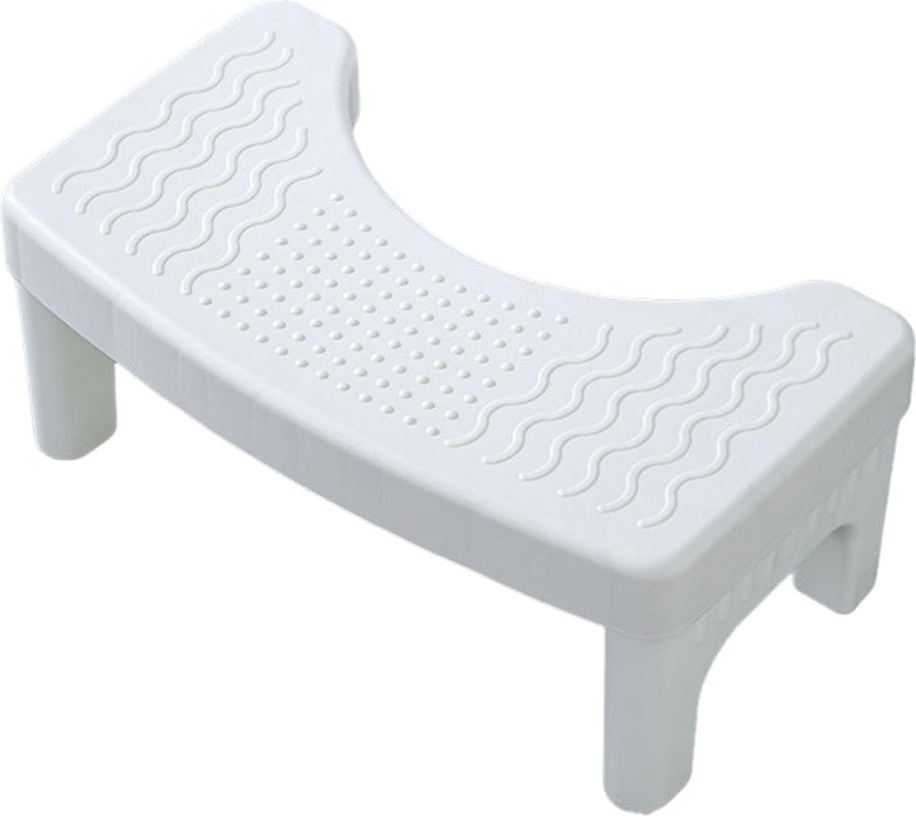Fußhocker, breite Basis, rutschfeste Textur, ergonomisches Design, Toilettenfußstütze, wasserdicht, vielseitiger Badehocker für die Toilette, S...