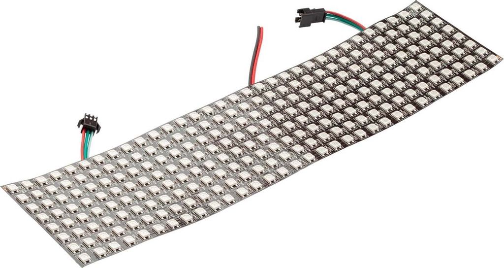 AZ-Delivery LEDs WS2812B Matrix LED Panel Modul mit individuell adressierbaren RGB LED Pixels, 1x Set
