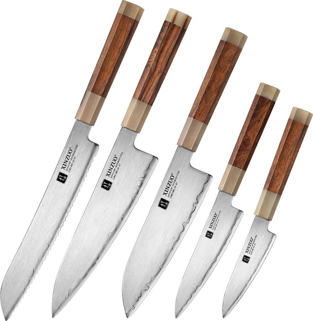 XinZuo - Japanischer ZDP-189 Pulverstahl 5-teiliges Set (X05Z-Serie)