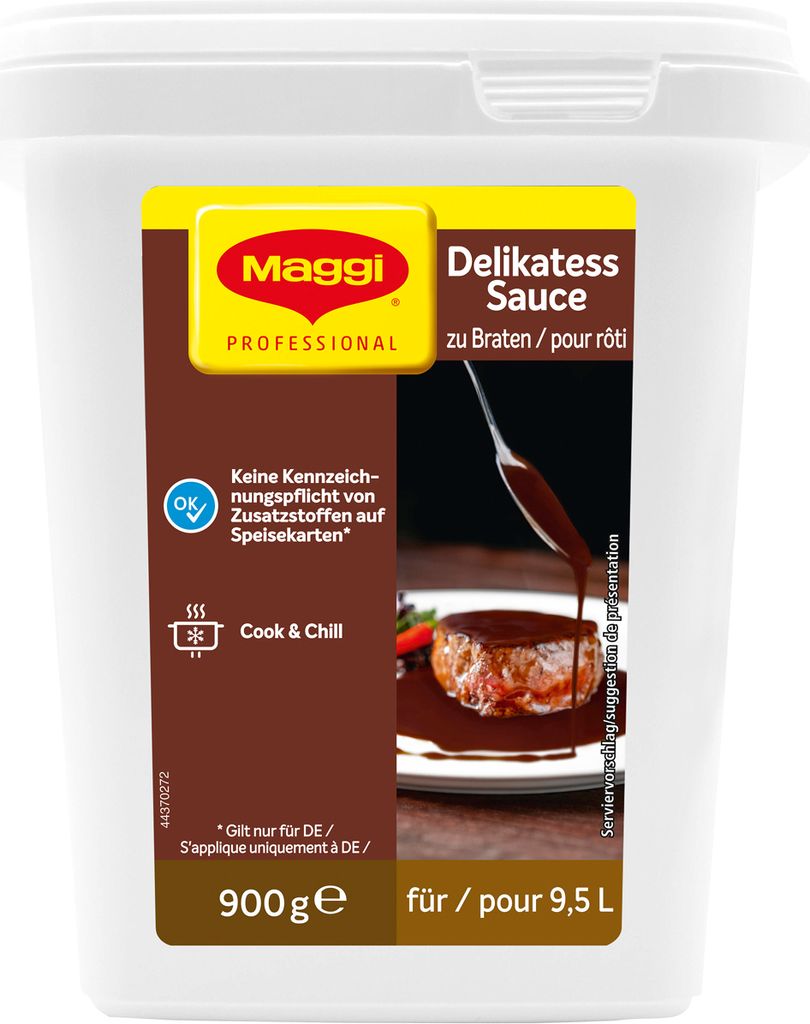 Maggi Delikatess Sauce zu Braten Großpackung für Gastro 900g