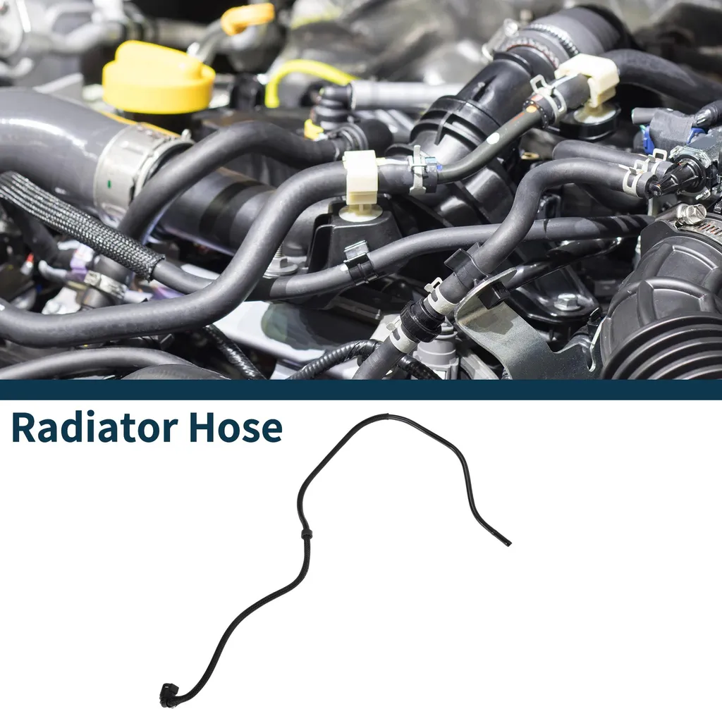 Durite de Radiateur BMW Série 5 G30 M5 2018-2020 OEM 17127856749 Noir