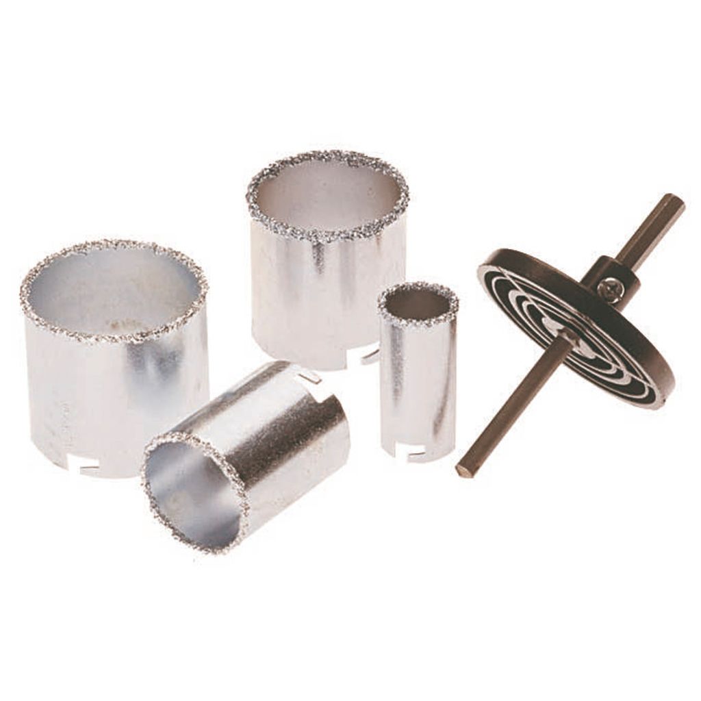 Dönges Lochbohrer-Set, 6 teilig, Bohrer-Ø 33 - 53 - 67 - 73 mm