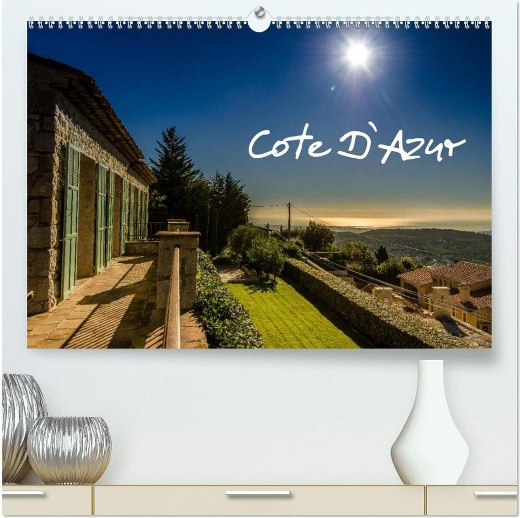 Cote D`Azur (hochwertiger Premium Wandkalender 2026 DIN A2 quer), Kunstdruck in Hochglanz