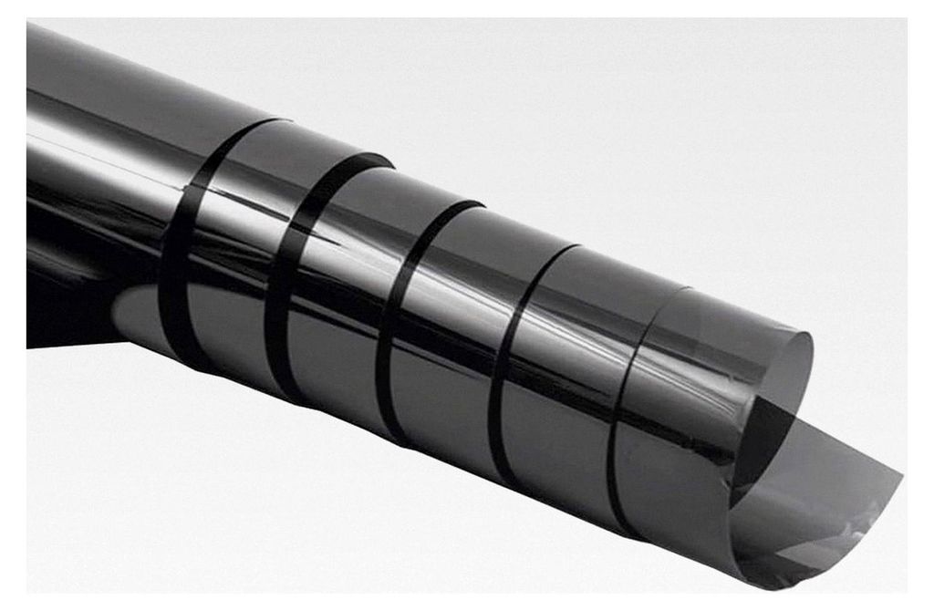 Auto Tönungsfolie 50% VLT für Autoscheiben, Sichtschutzfolie, Sonnenschutzfolie, Schwarz, 76cm x 300cm