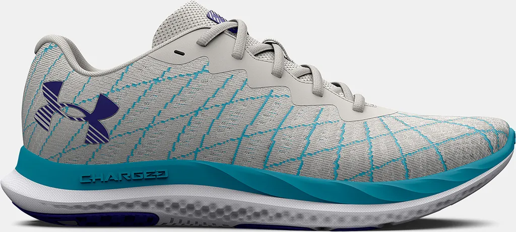 Under Armour Charged Breeze 2 Chaussures de Course Grises pour Femme