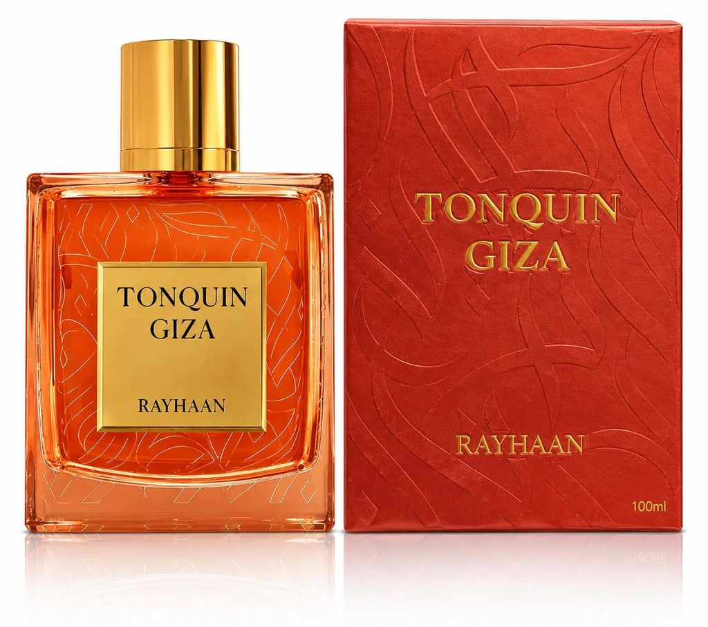 Rayhaan Tonquin Giza Eau de Parfum 100ml, uniseks Productafbeelding  AI-gegenereerde afbeelding