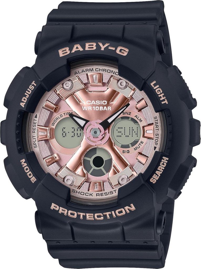 Baby-G Damenuhr, schwarz, Casio-BA-130-1A4ER Produktbild 