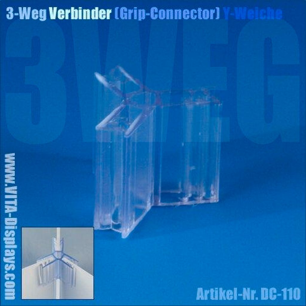 Verbinder Grip-Connector / Y-Weiche (26mm) (10 Stück)