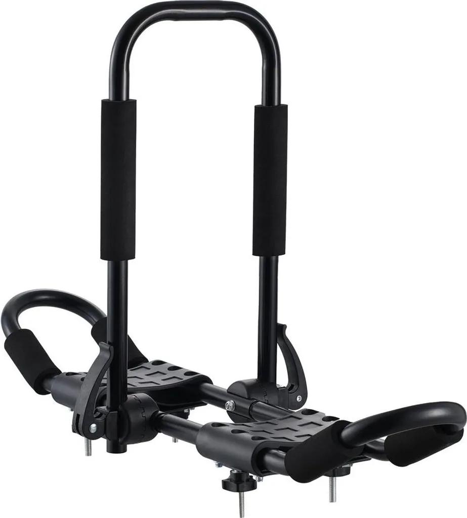 Porte-kayak universel pour barres de toit - Fixation J-Bar souple et SUP