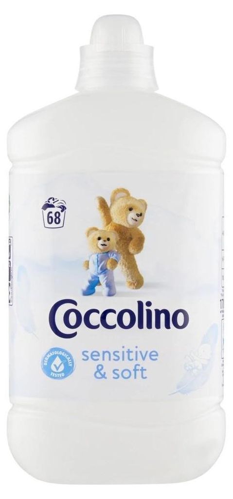 Coccolino Weichspüler Zart, sehr aromatisch, frisch und Produktbild 