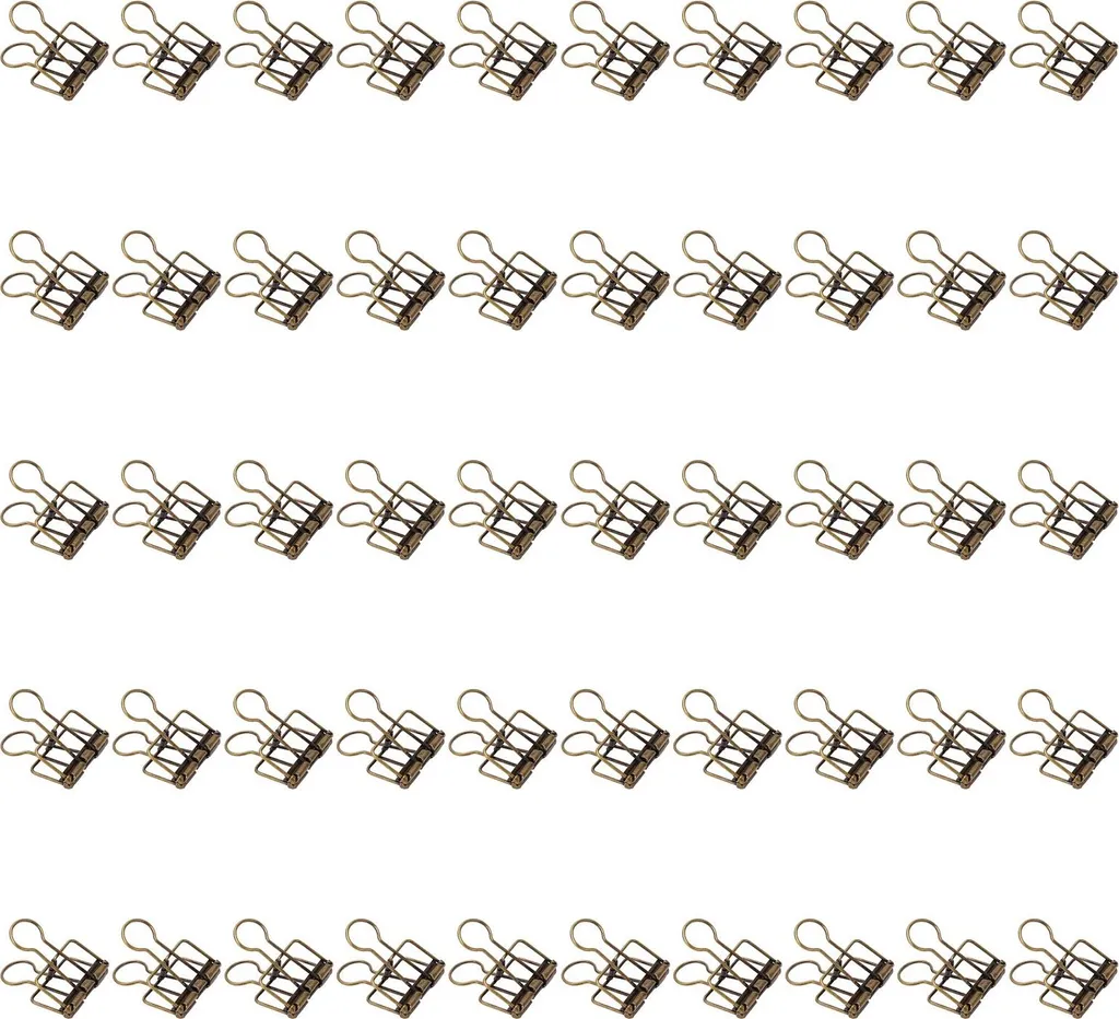 Pince à Relier Métal Bronze 32 mm - Forte Pression pour Papier et Dossier