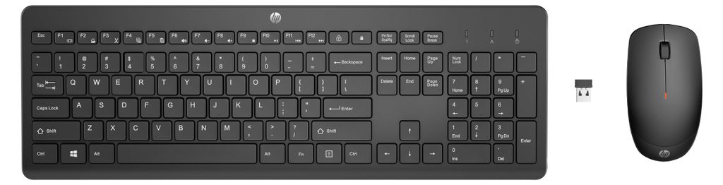 HP 230 - Tastatur-und-Maus-Set - kabellos - Deutsch - für Produktbild 