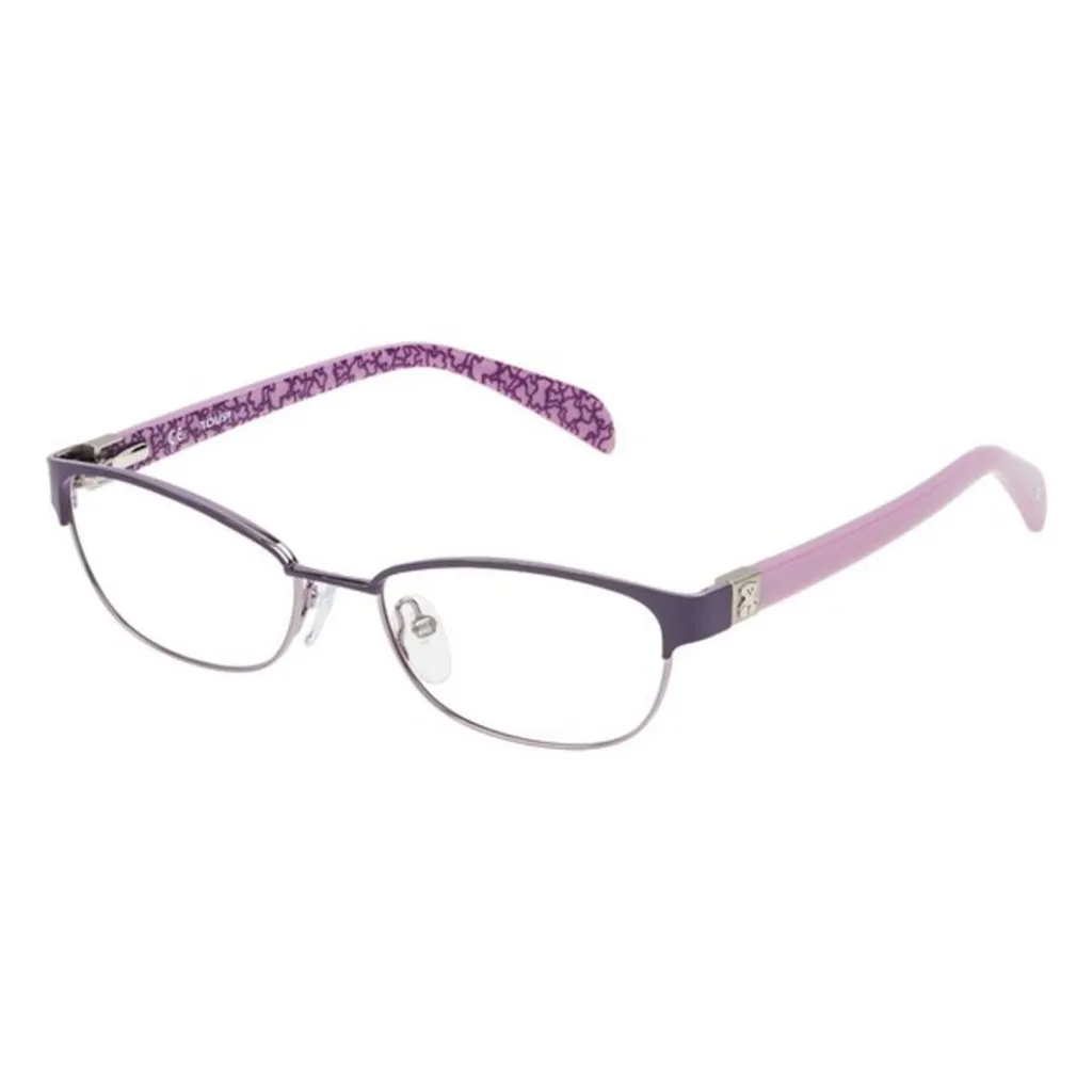 Monture de lunettes de vue pour enfants Tous Unie Violette en 50 mm