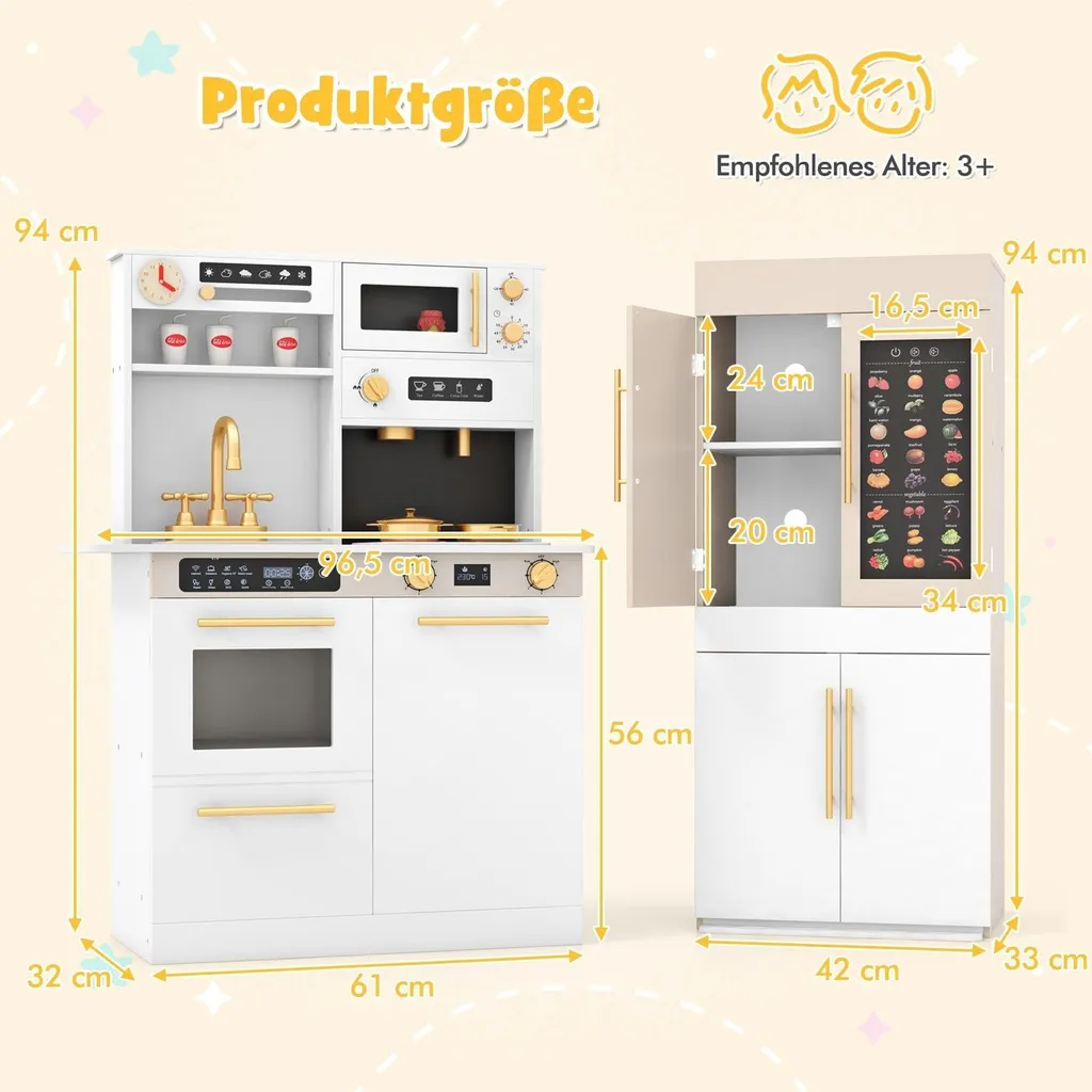 Ensemble de cuisine pour enfants avec affiche interactive sonore - 2