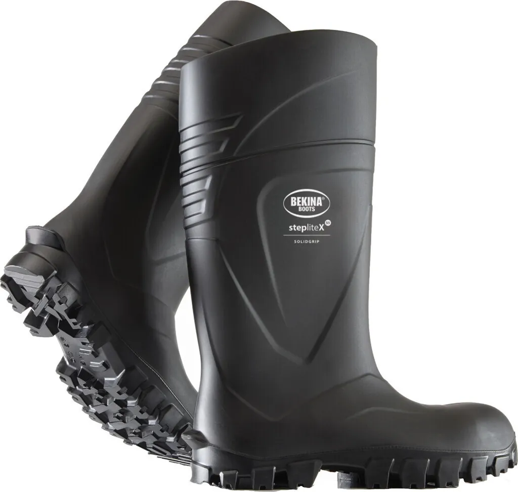 Bottes Bekina S5 Sécurité Antiglisse Noir 41 contre Fatigue et Chocs