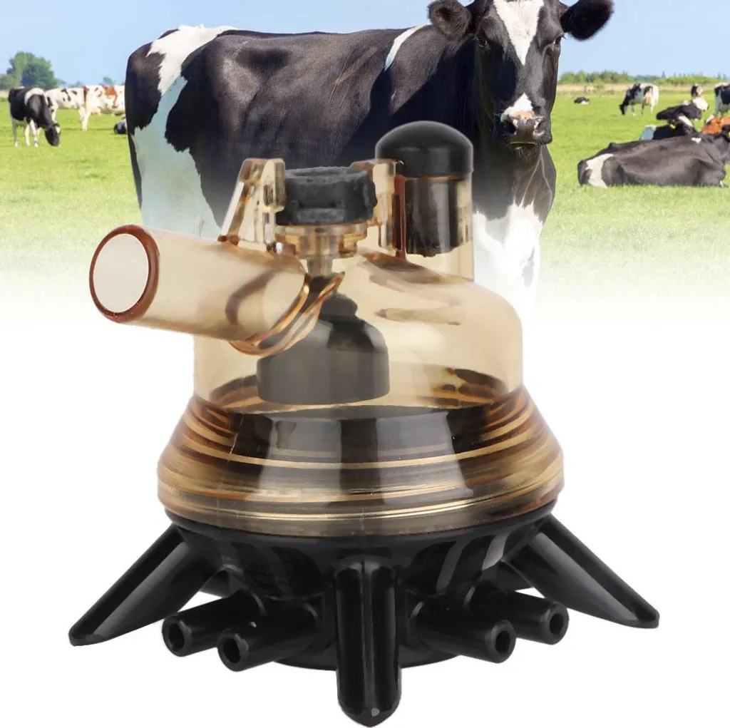 Griffe de traite avec valve fermée et couvercle transparent 300ml