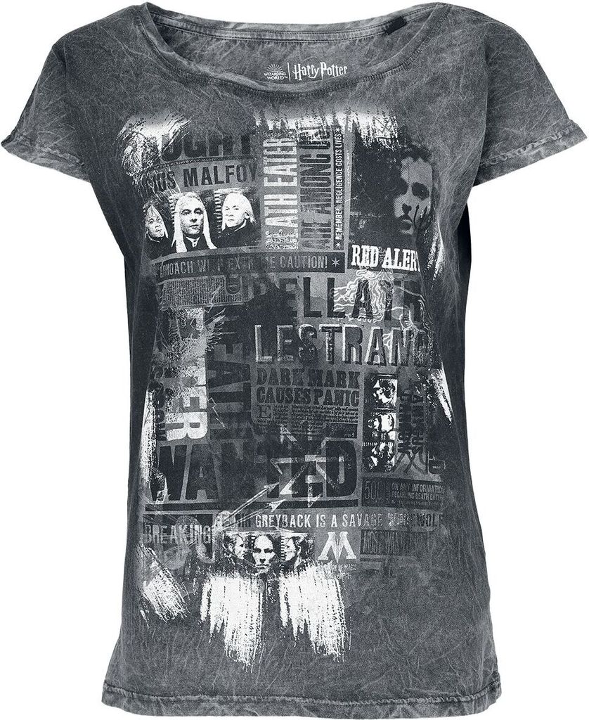 Harry Potter T-Shirt Damen Death Eater - Wanted schwarz M