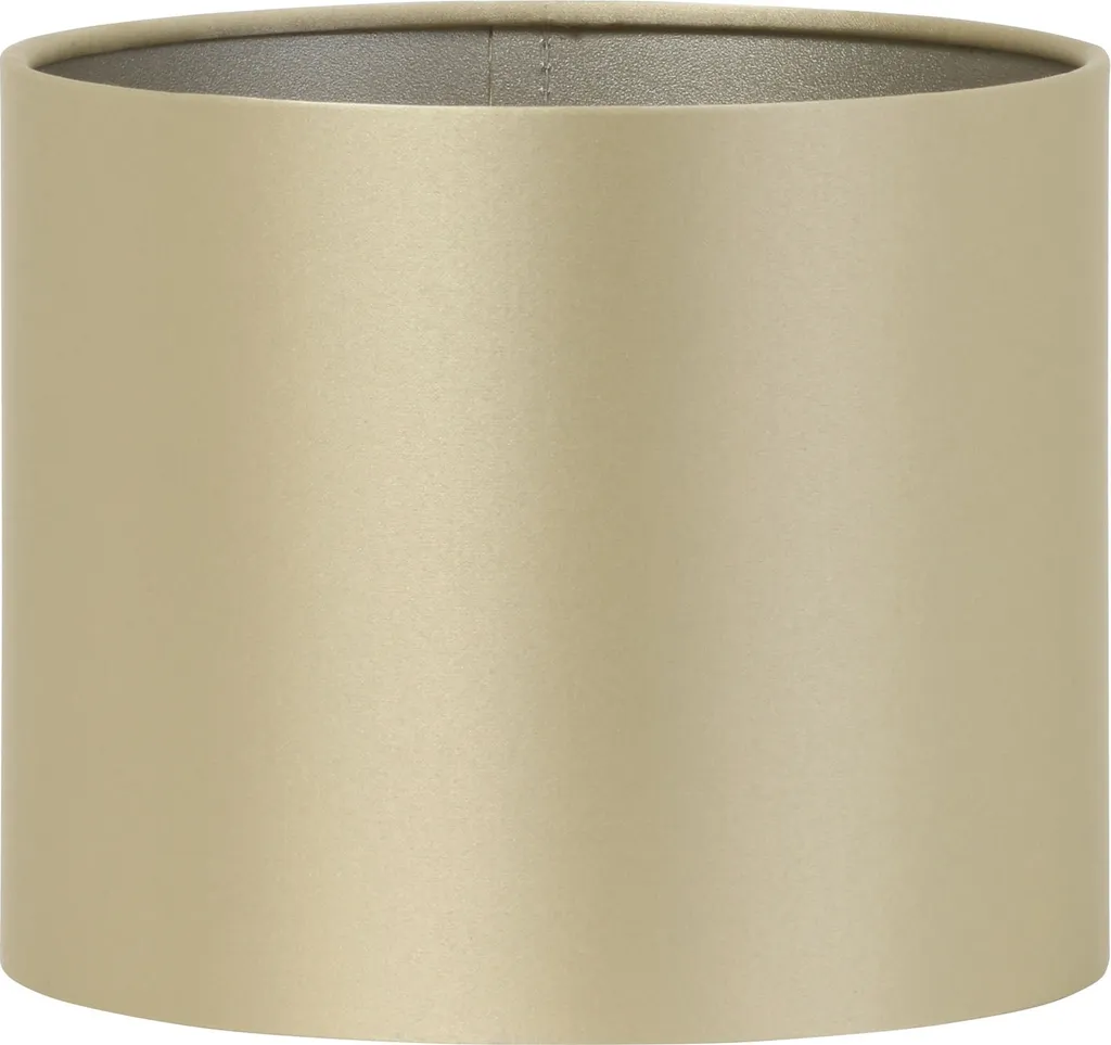 Abat-jour Cylindrique 25x25x18 cm Monaco Or pour Luminaire de Salon