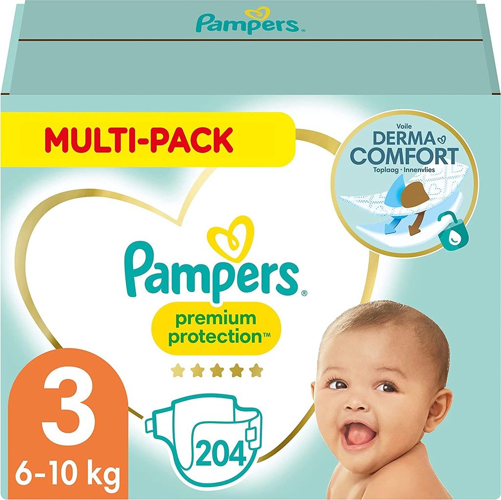 Pampers Premium Protection, Junge/Mädchen, 5 kg, 9 kg, Produktbild 