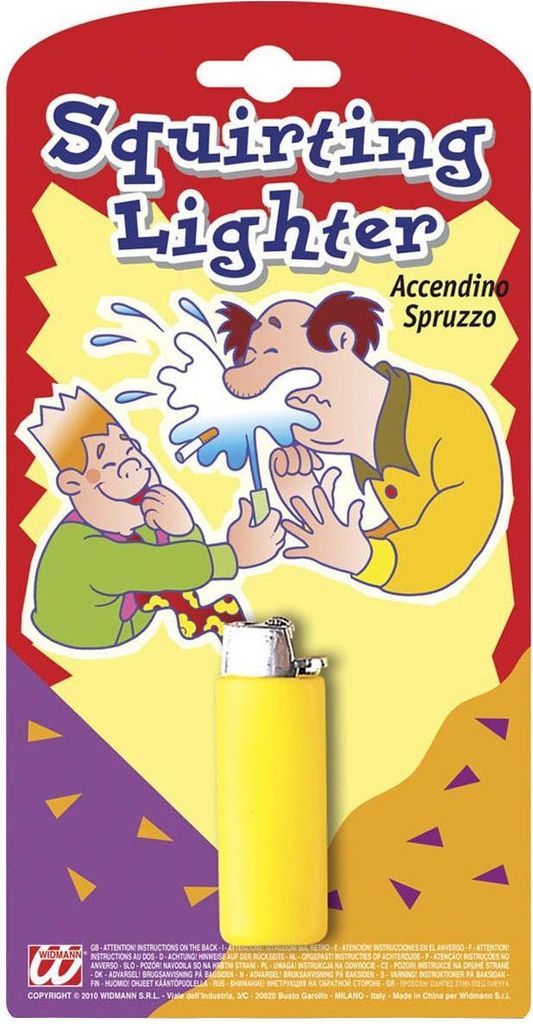 Scherzartikel Wasser-spritzendes Feuerzeug - Einheitsgröße Produktbild 