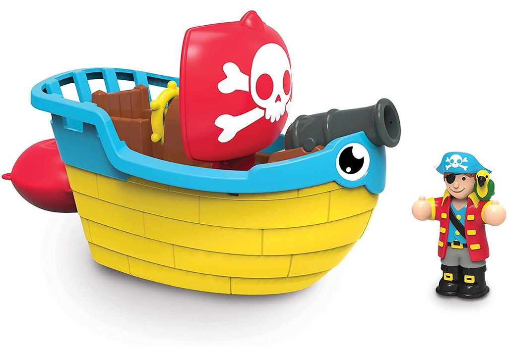 WOW Toys Piratenschiff Spielzeug für Kinder 1-5 Jahre interaktiv