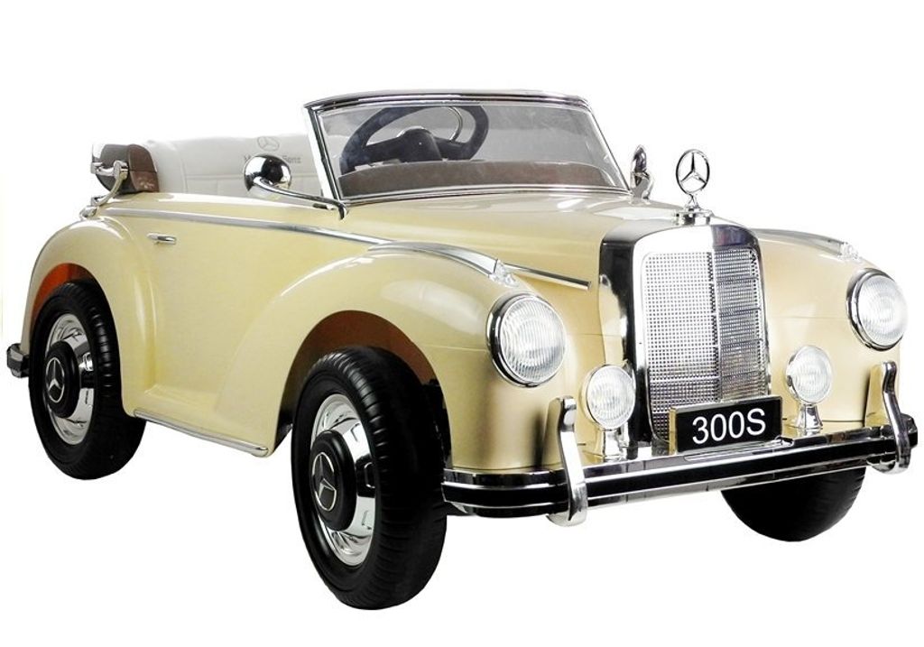 Voiture électrique pour enfants Mercedes-Benz 300S, beige, Image du produit 