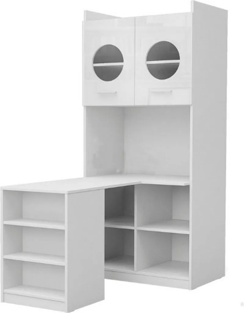 Table de bureau pour enfant en bois massif - Meuble de luxe Serie Nova