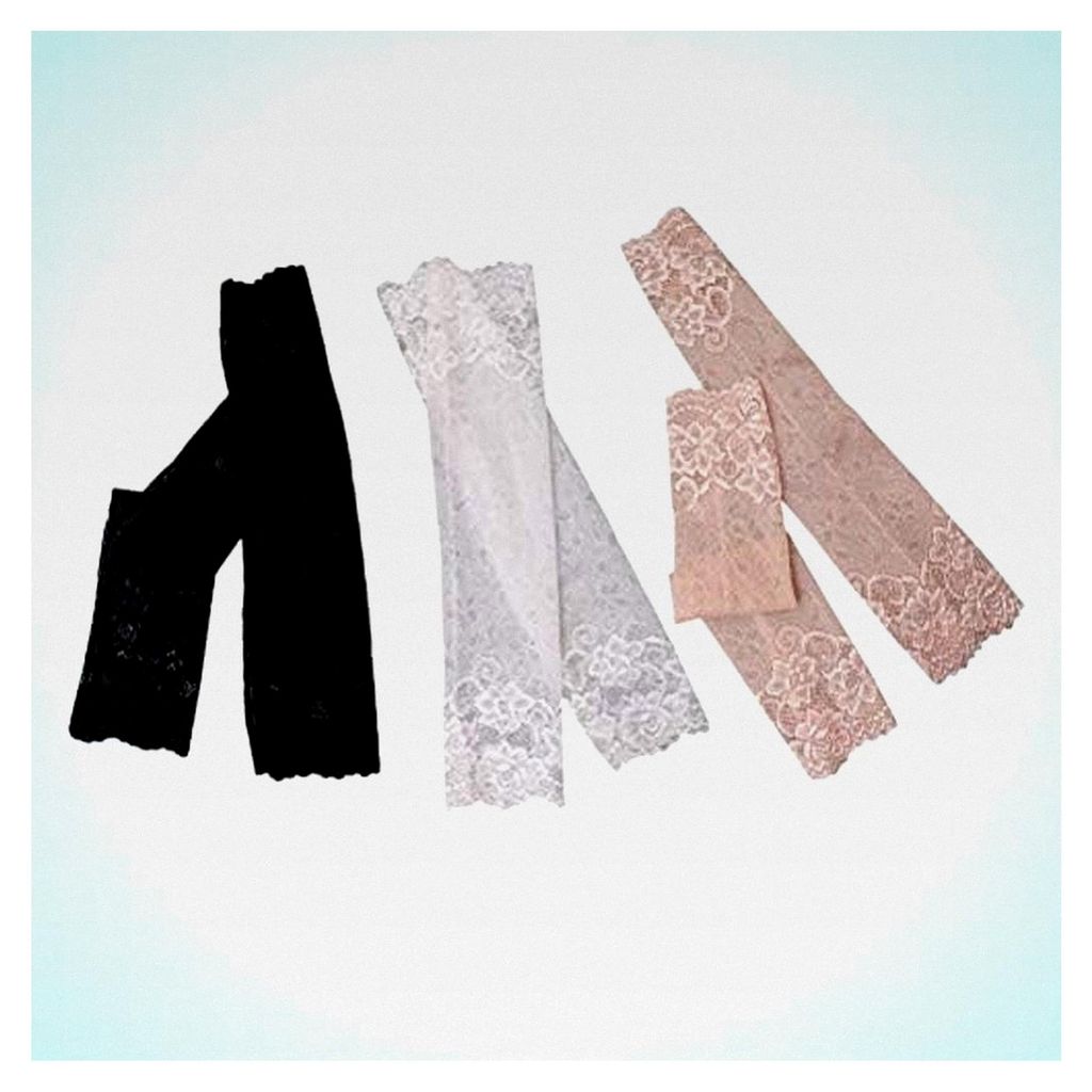 Armstulpen für Damen im Sommer, Spitzen UV-Schutz Armstulpen, Lange fingerlose Armlinge für Hochzeiten und Partys, Kostümzubehör für Outdoor-S...