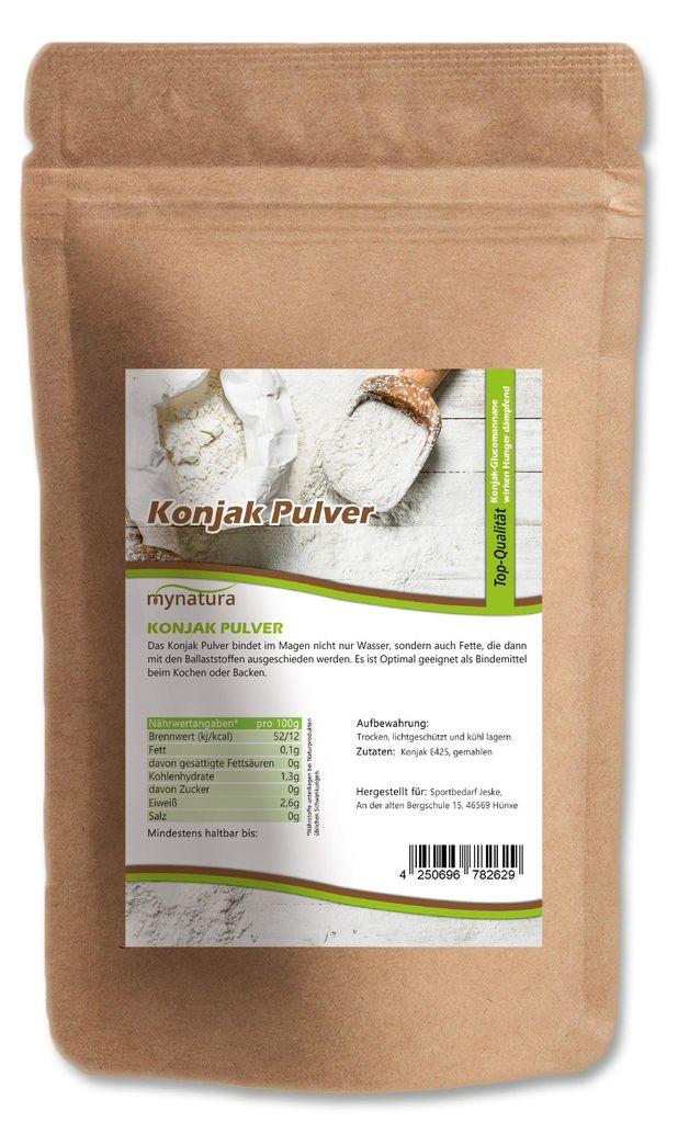 Mynatura Konjak Pulver - ab 250g - 250g Produktbild 