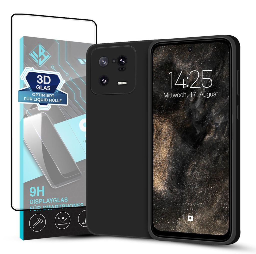 Hülle für Xiaomi 13 Pro 5G mit 9H Displayglas Displayschutz Produktbild 