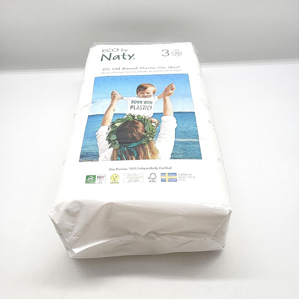 Eco By Naty Windeln Größe 4 - Bio-Windeln Mit 0% Plastik, 7-18 Kg