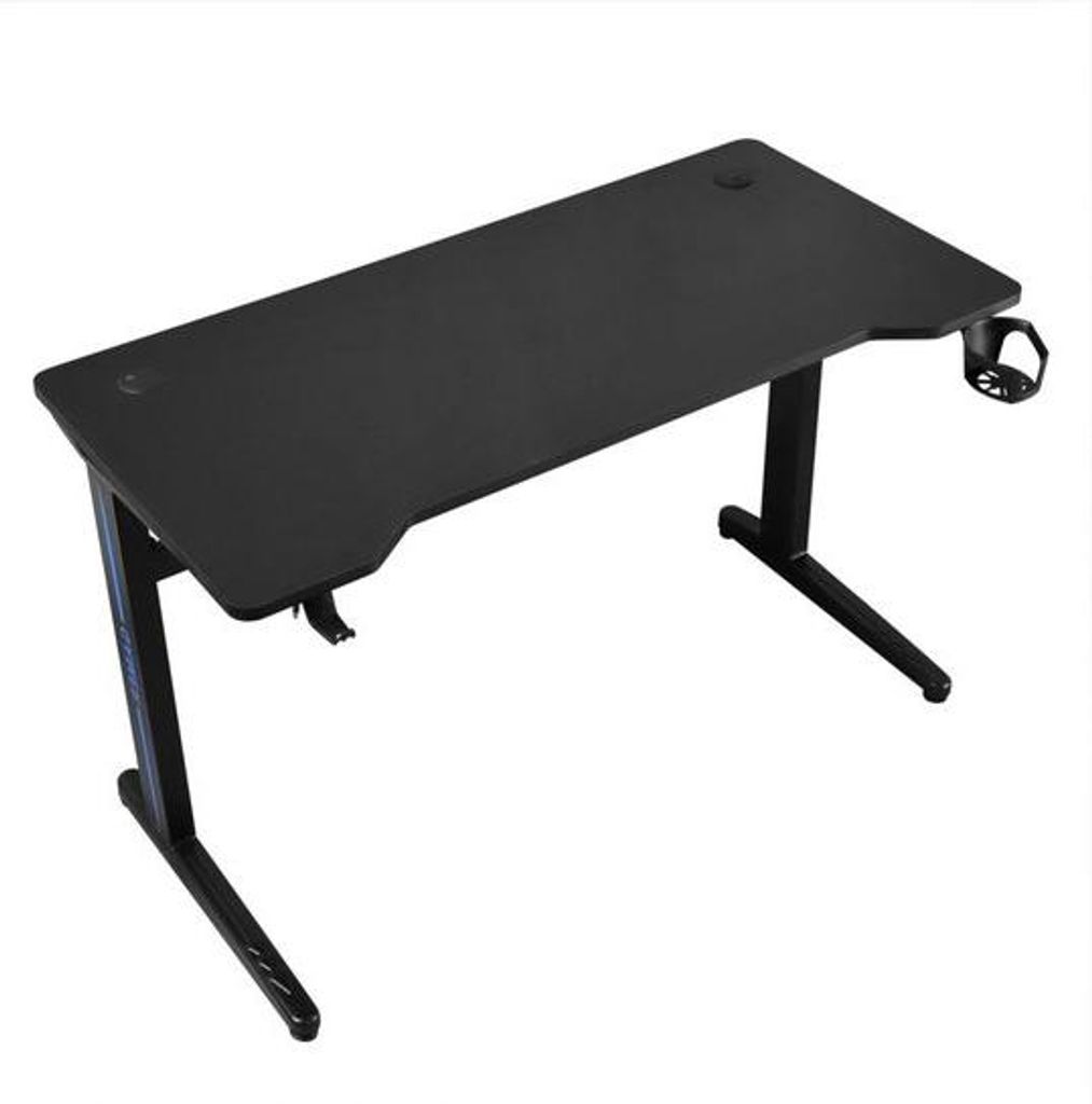 Ergonomisches Schreibtisch schwarzes MDF 120cm