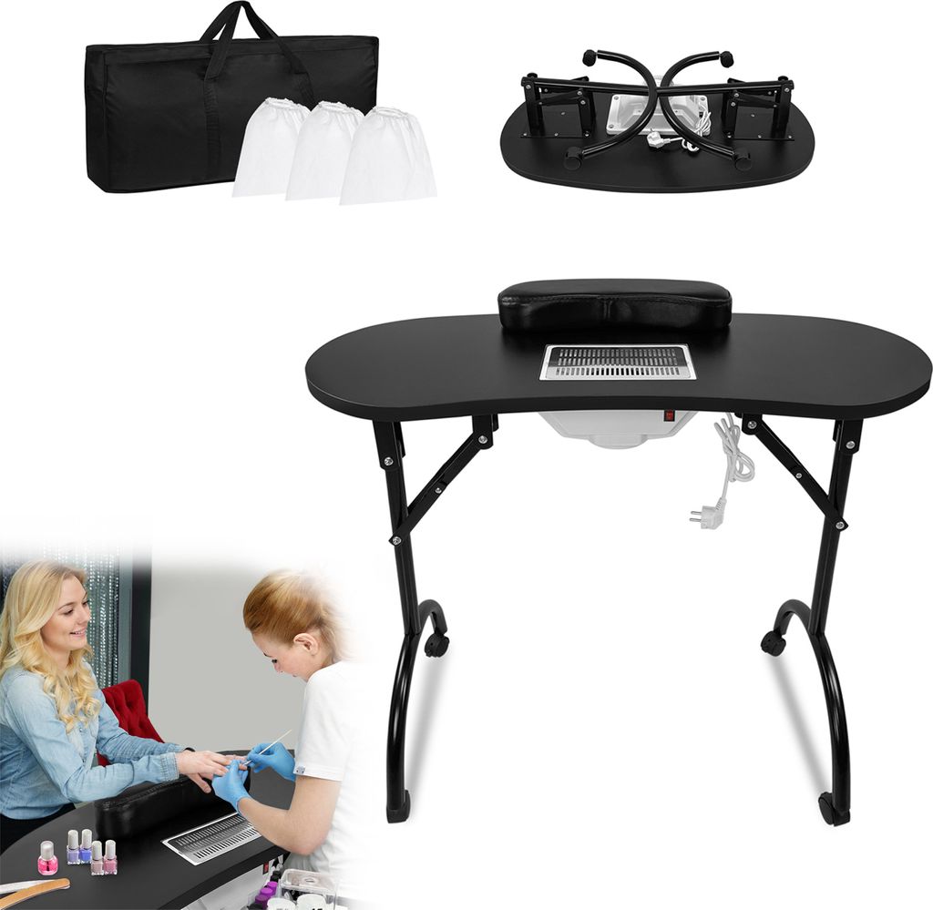 ACXIN Table de manucure avec aspiration, Table de manucure Image du produit 