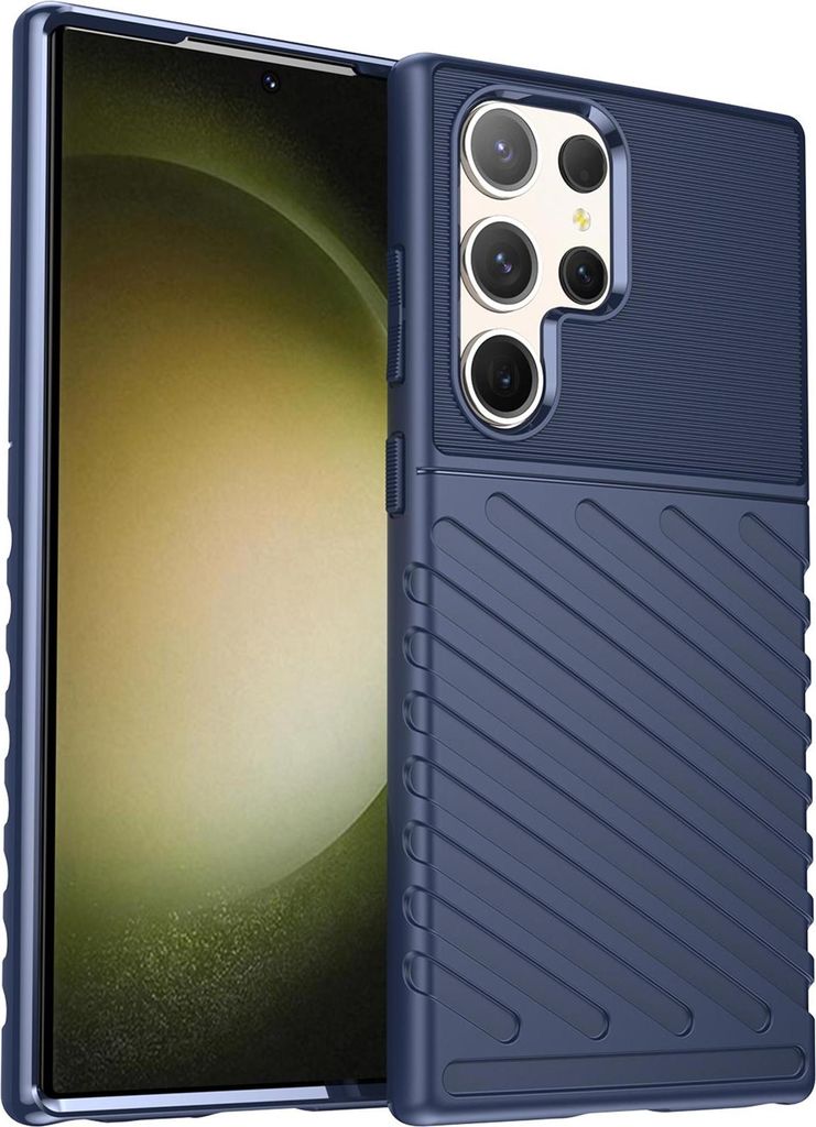 Handyhülle für Samsung Galaxy S23 Ultra Hülle Thunder Case TPU rutschfeste Schutzhülle