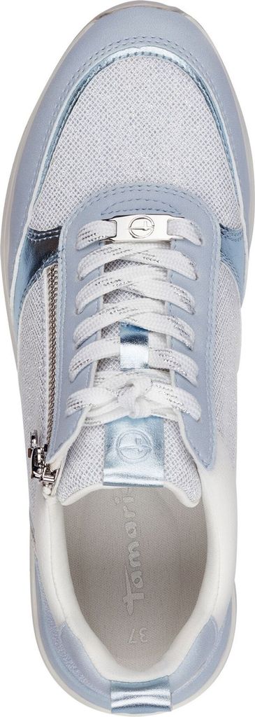 Tamaris Damen Sneaker mehrfarbig Reißverschluss 1-23732-41, Größe:39 EU, Farbe:Mehrfarbig