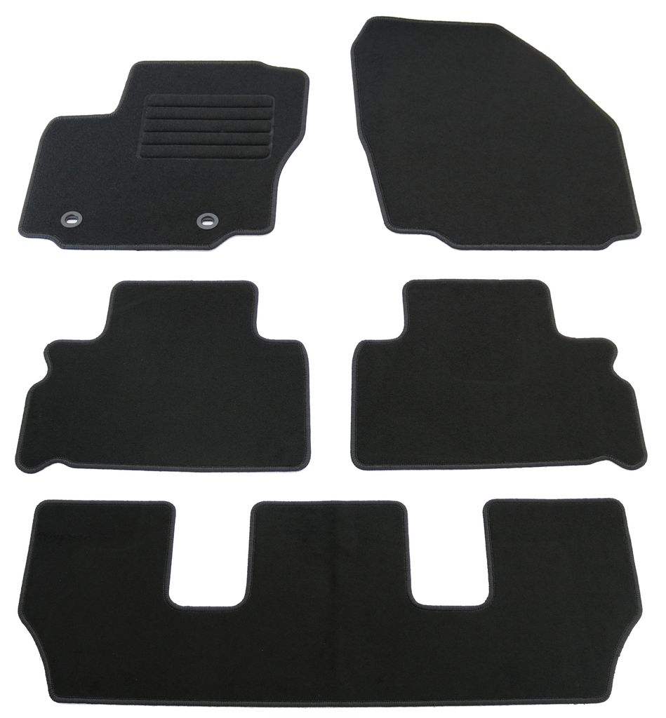 AD Tuning Fußmatten Set für Ford S-Max 7-Sitzer, Bj. 5/2006-7/2012