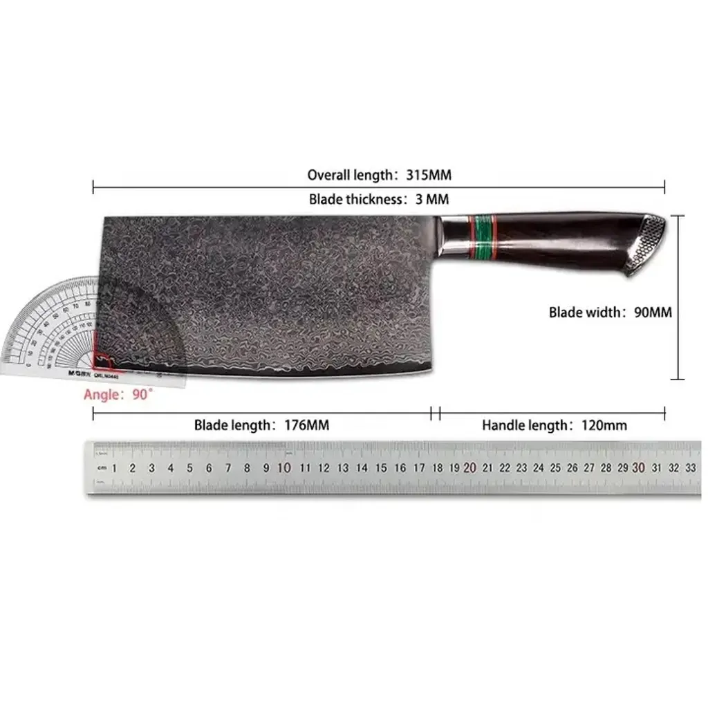 Couteau de cuisine damassé Satoshi MASTERPIECE KP29015 - Acier VG10 - 2