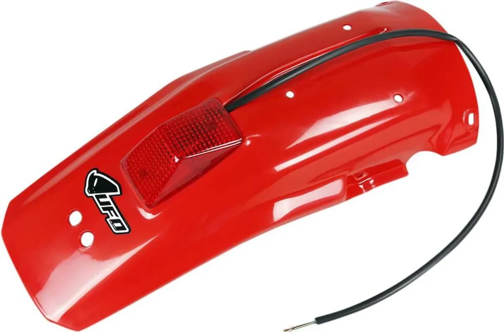 Aile Arrière avec Feu Rouge UFO Plast pour Moto Honda XR600 88 à 02