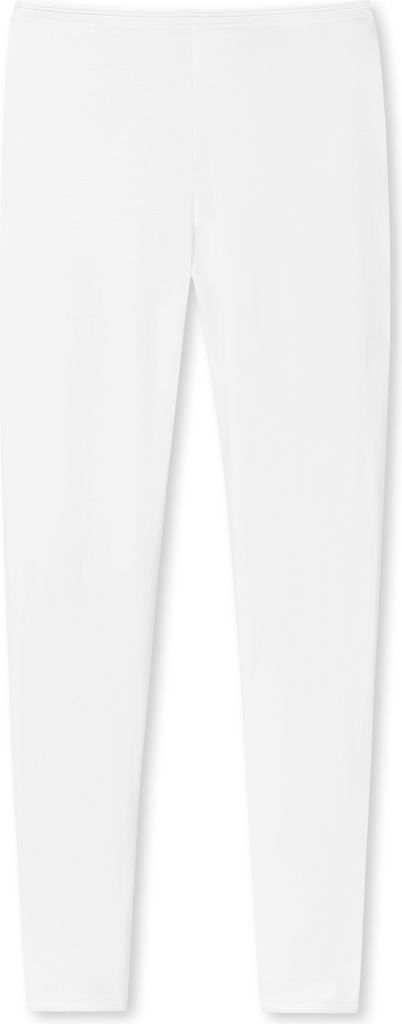 Schiesser Damen Leggings Lange Luxury Baumwolle Unterhose, Weiss_200003